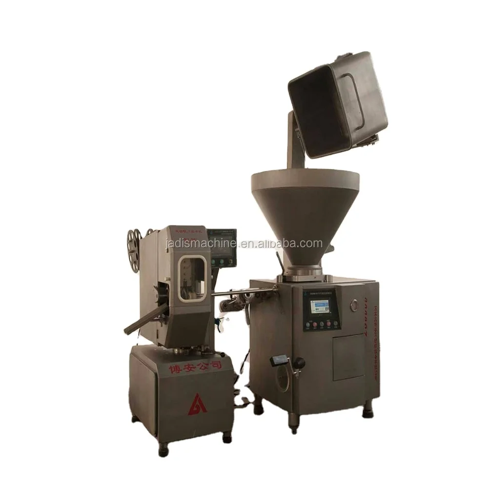Vacuum Sausage Filler with Automatic Casing Knot T