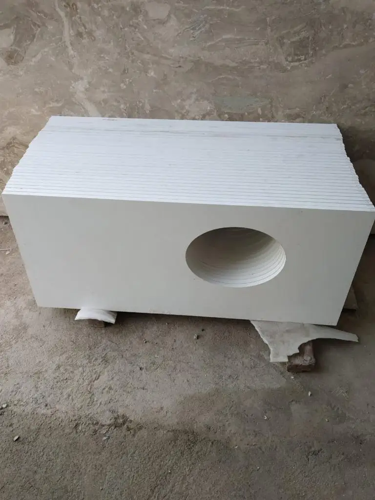 2023 Hot Sale Kitchen Counter top White Quartz 49x22  cut to size Wholesale prefab custom furniture Top from Indian Manufacturer