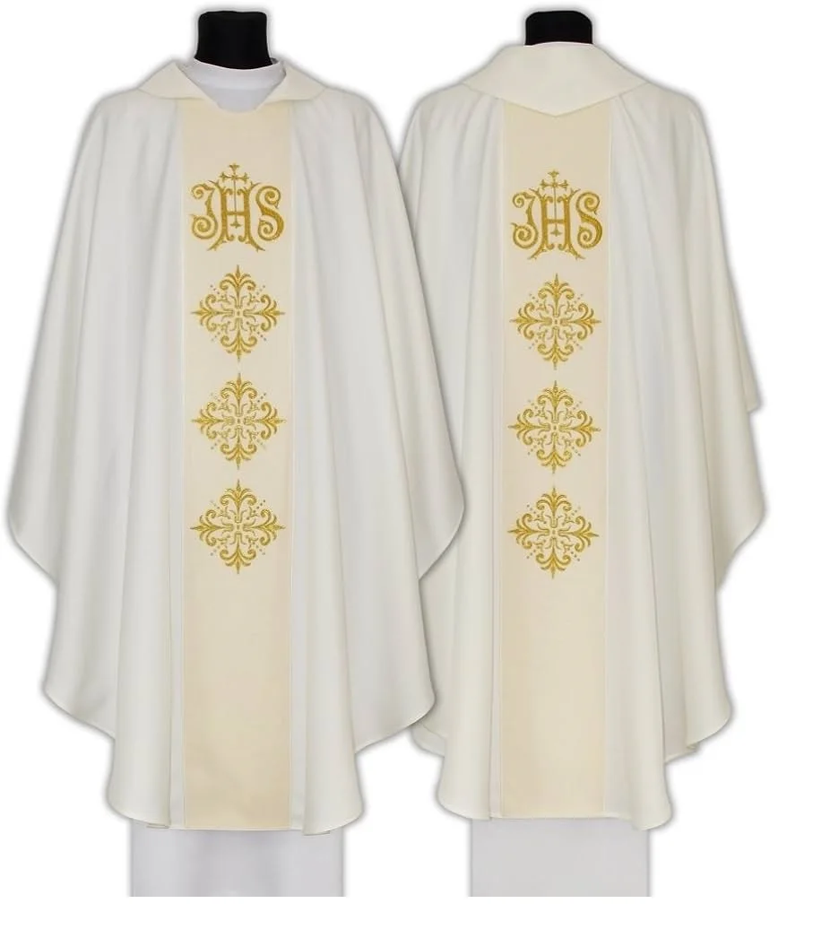 Plus Size New Arrival 2024 Cheap Rate Clergy Robes Vestments Pastor Surplice Cassock Alb Catholic Church Father Vestment