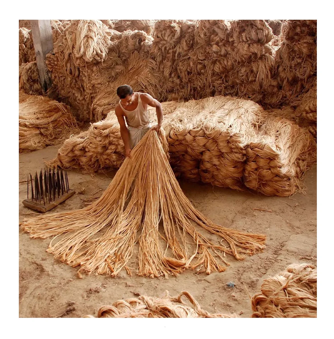 Golden Fiber Raw Tossa Jute Nature Color 100% Pure Cheapest Natural Fiber Wholesale Exportable Tossa Raw Jute From Bangladesh