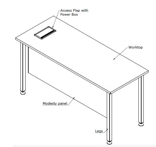 Godrej  UNITIZED T20 TABLE