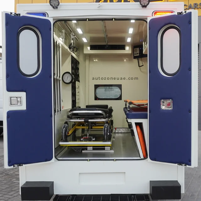 High Quality New Diesel 4x4 Manual Transmission Ambulance Truck with 4x4 Box Fuel Type