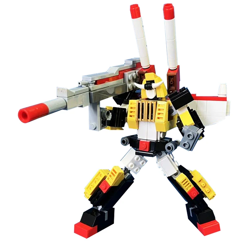 GoldMoc Robot Bricks Toy MOC-140773 SF-006 VICTORY LEO Plastic Action Figures Kids Gifts