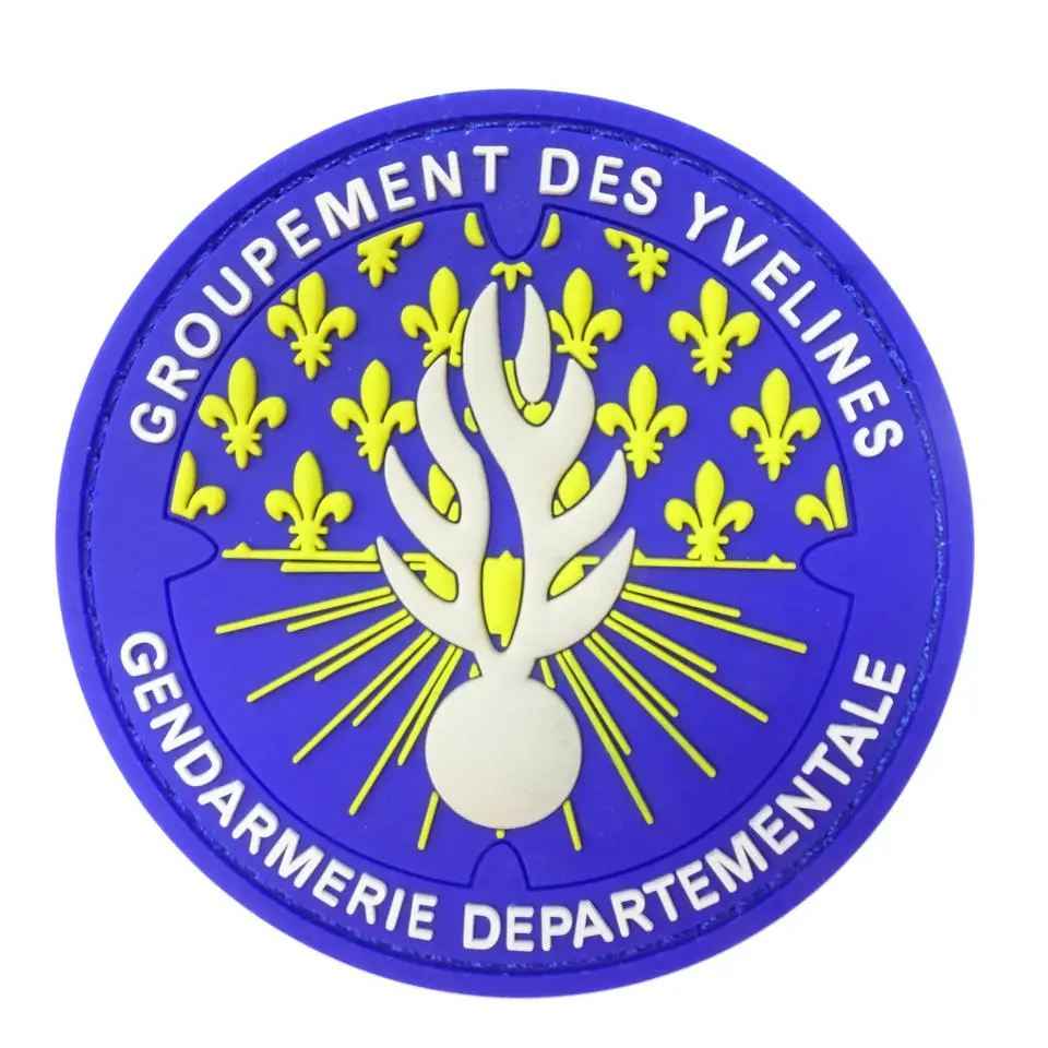 Good Quality Custom Your Logo Embossed 3D Garment PVC Rubber Label Patch Silicone Patch Die-Cut Clothing Soft PVC Patches