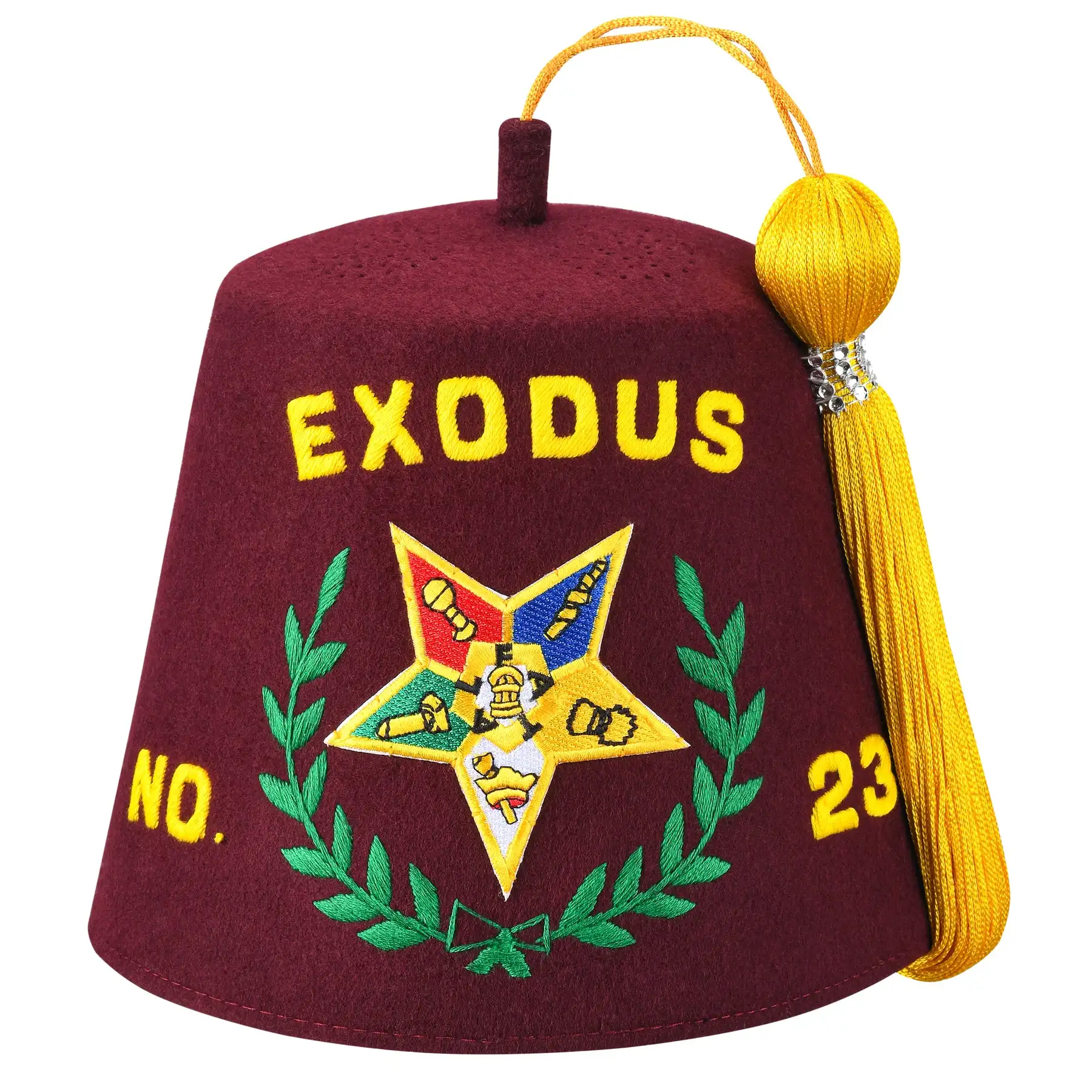 Wholesale High Quality Latest Design Masonic Fez Cap Case Red Masonic Regalia Custom Fez Cap Case Best Supplier