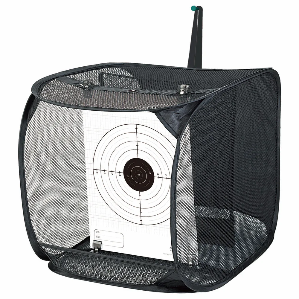[KLOVIK] AIRSOFT PAPER SHOOTING TARGE Compact foldable mesh trap for easy carry and indoor sports goods