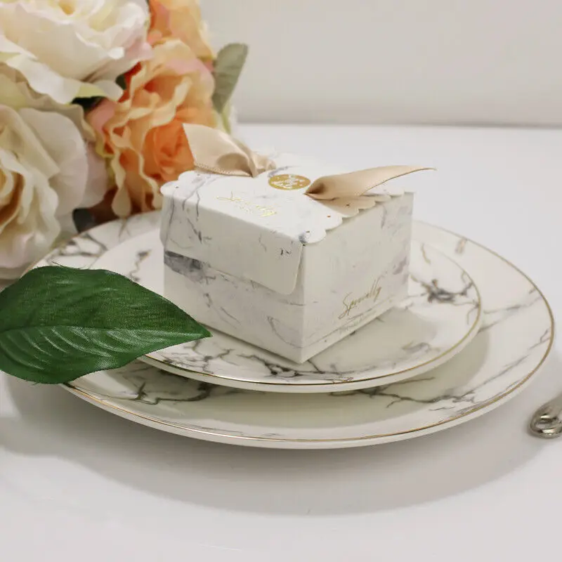 TH CB-205 Party Wedding Kid Favor  Sweets Candy Box Gift Packaging Paper Boxes with Ribbons