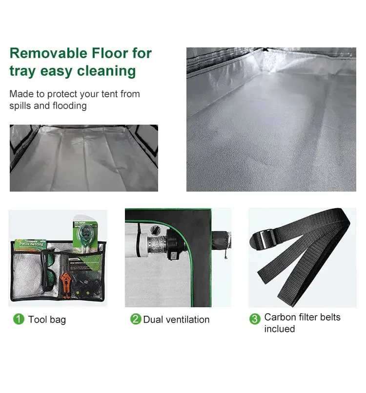 Colors Customizable Large Hydroponic Mushroom Strawberry   Cultivation Grow Room Grow Box GrowboxTent Kits  For Indoor