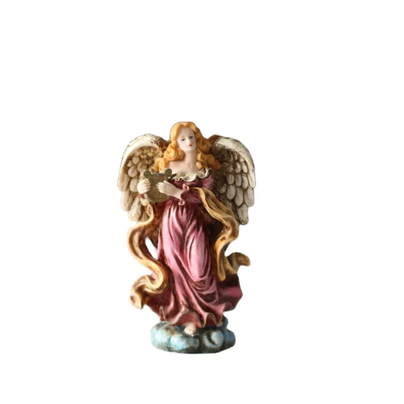 China Polyresin Craft Best Selling Souvenir Resin Antique Decorative Religious Angel Statue For Wholesale