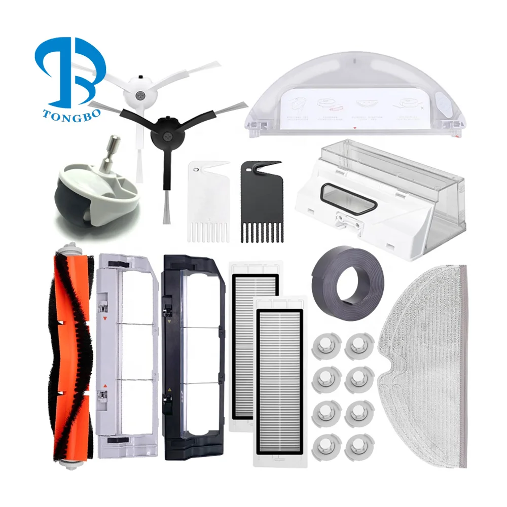 Fit for Xiaomi Mijia Roborock Vacuum Cleaner Parts Accessories Spare Parts Hepa Filter Side Brush Main Brush Mop Cloth Bags
