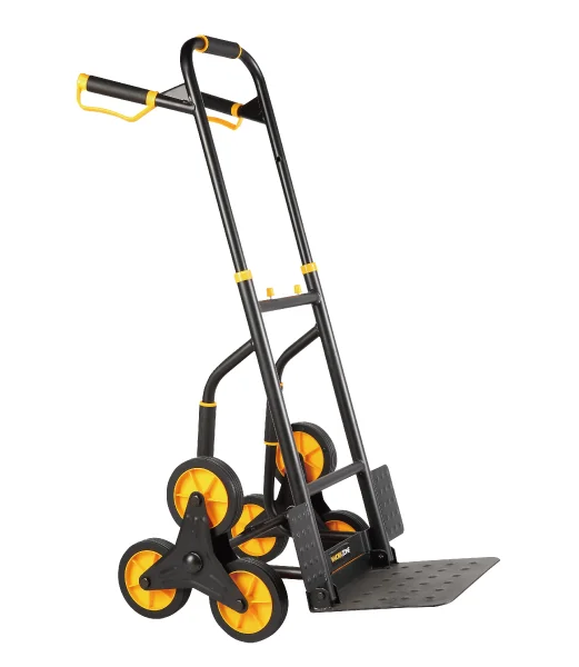 Stair Climb Trolley Stair Climbers Steel Shopping Carts Shopping Bag Trolley 6 Wheel Storage Trolley Two Tier Shopping Cart