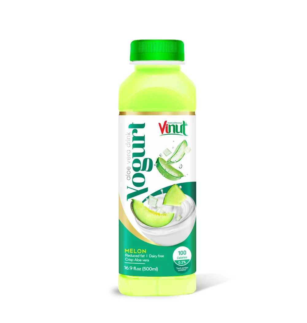 500ml Bottle VINUT Yogurt drink with Aloe vera & Melon fruit juice Distributors Prebiotic drink (10000008797964)