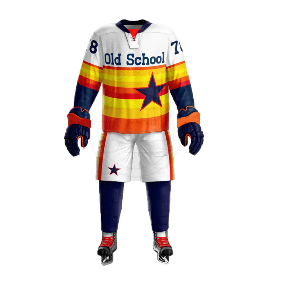 New Design Ice Hockey Jersey Uniform Durable Hockey Uniform Best Price Men Ice Hockey Uniform