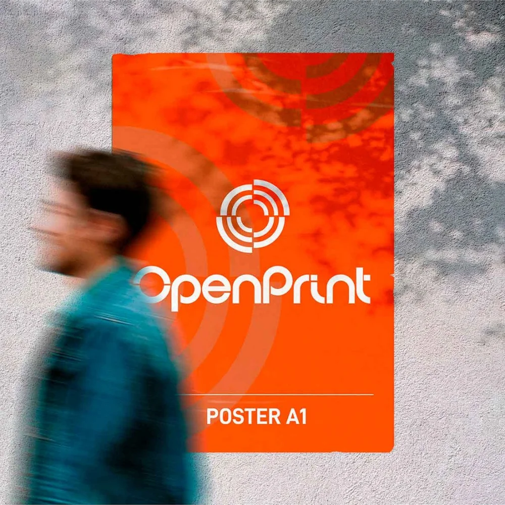 OEM Poster Promotional Wall Hanging Fade Resistant Large Printed Poster for Signage