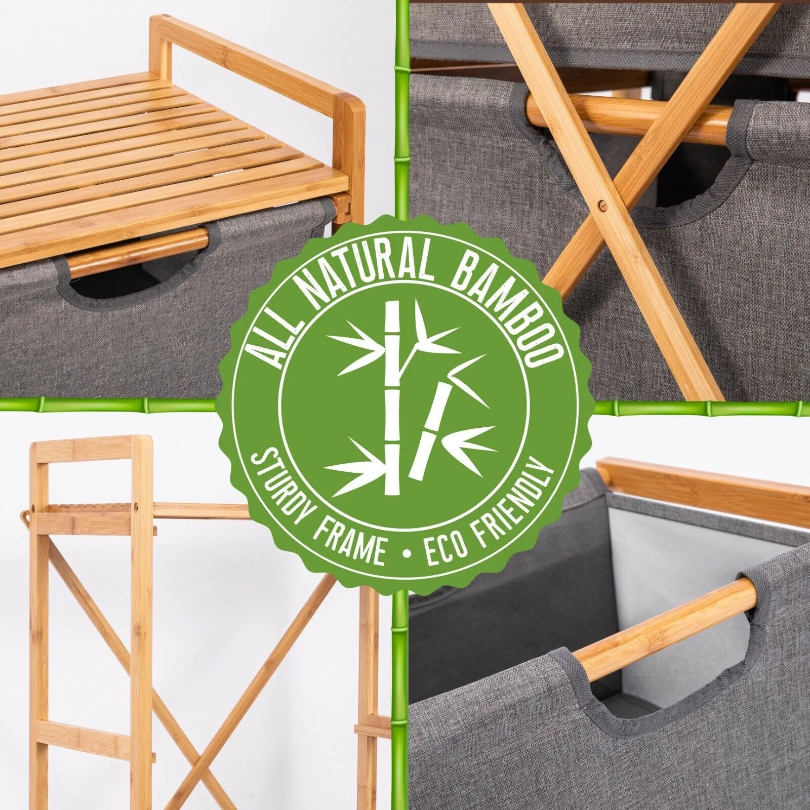 laundry hampers custom logo laundry basket bamboo 2022 hot sell bamboo laundry basket