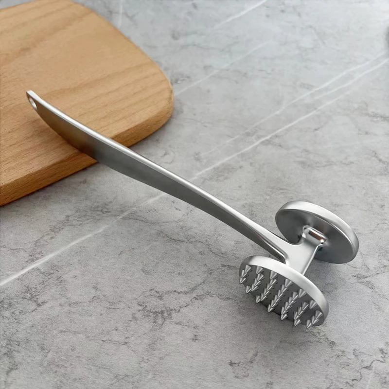 Factory Sales High Quality   Accept Custom Stainless Steel Colors Meat Tenderizer Hammer  Steak Tools