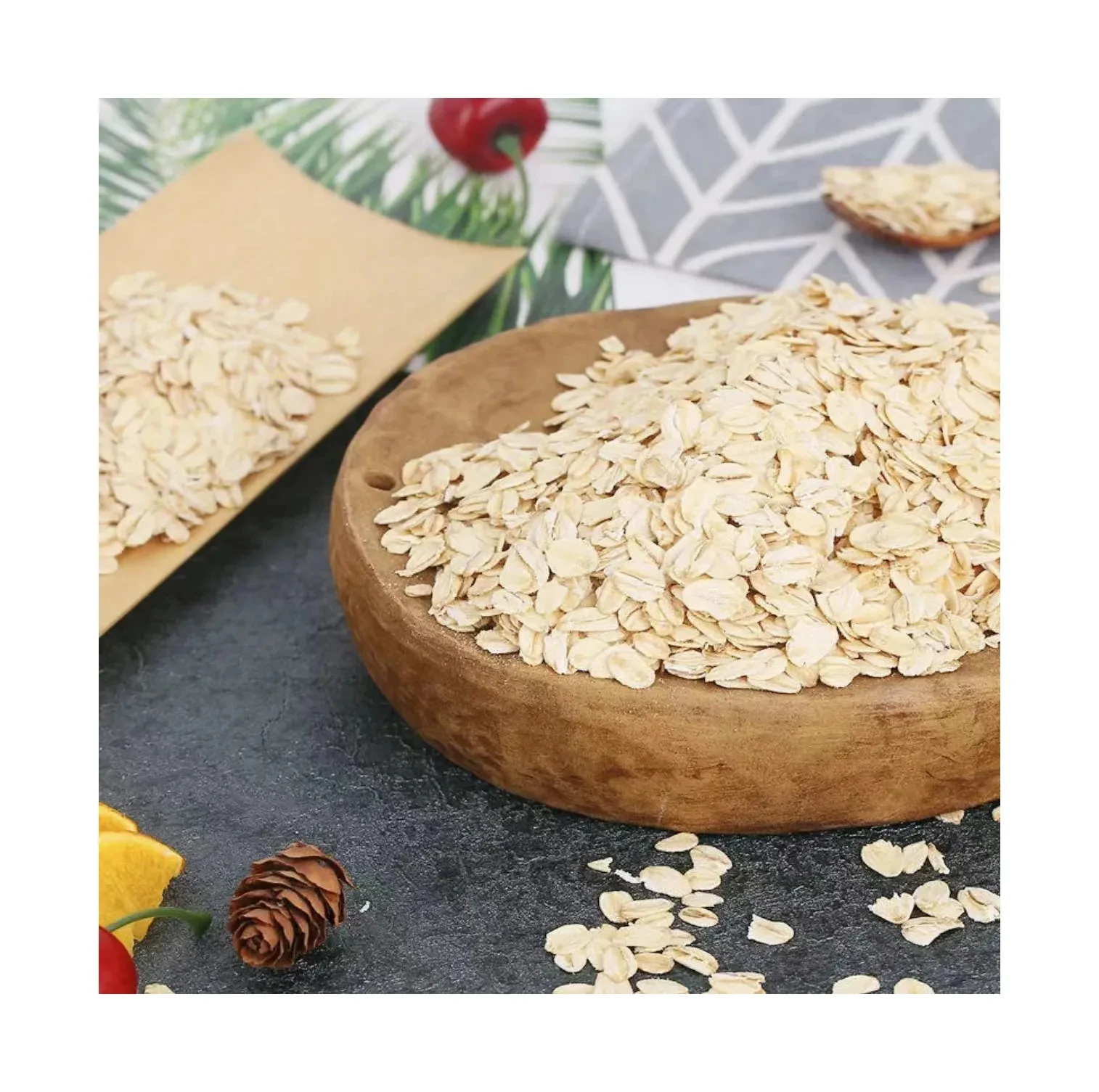 Bledina 3-е продукты хлопья для детского зерна и выращивания Детские банан клубника овсянка 8 унций канистра