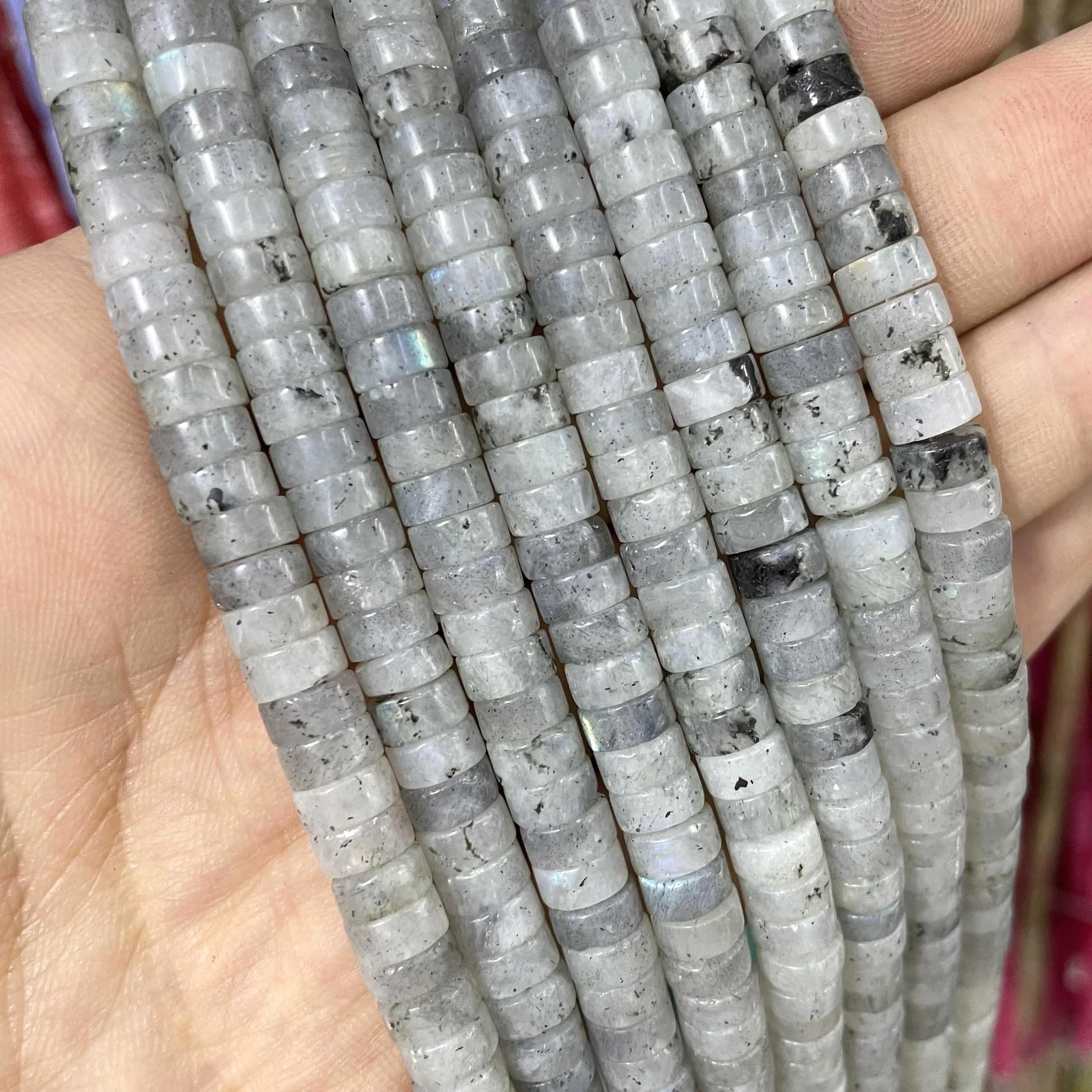 Wholesale Natural Orange Imperial jasper Gemstone Round Disc Beads For Jewelry Making Bracelet Necklace Pendants for Men & Women