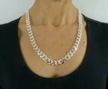 Wholesale 925 Silver Sterling Chains Men Necklace 75 Grams Solid Sterling Silver Chain Necklace