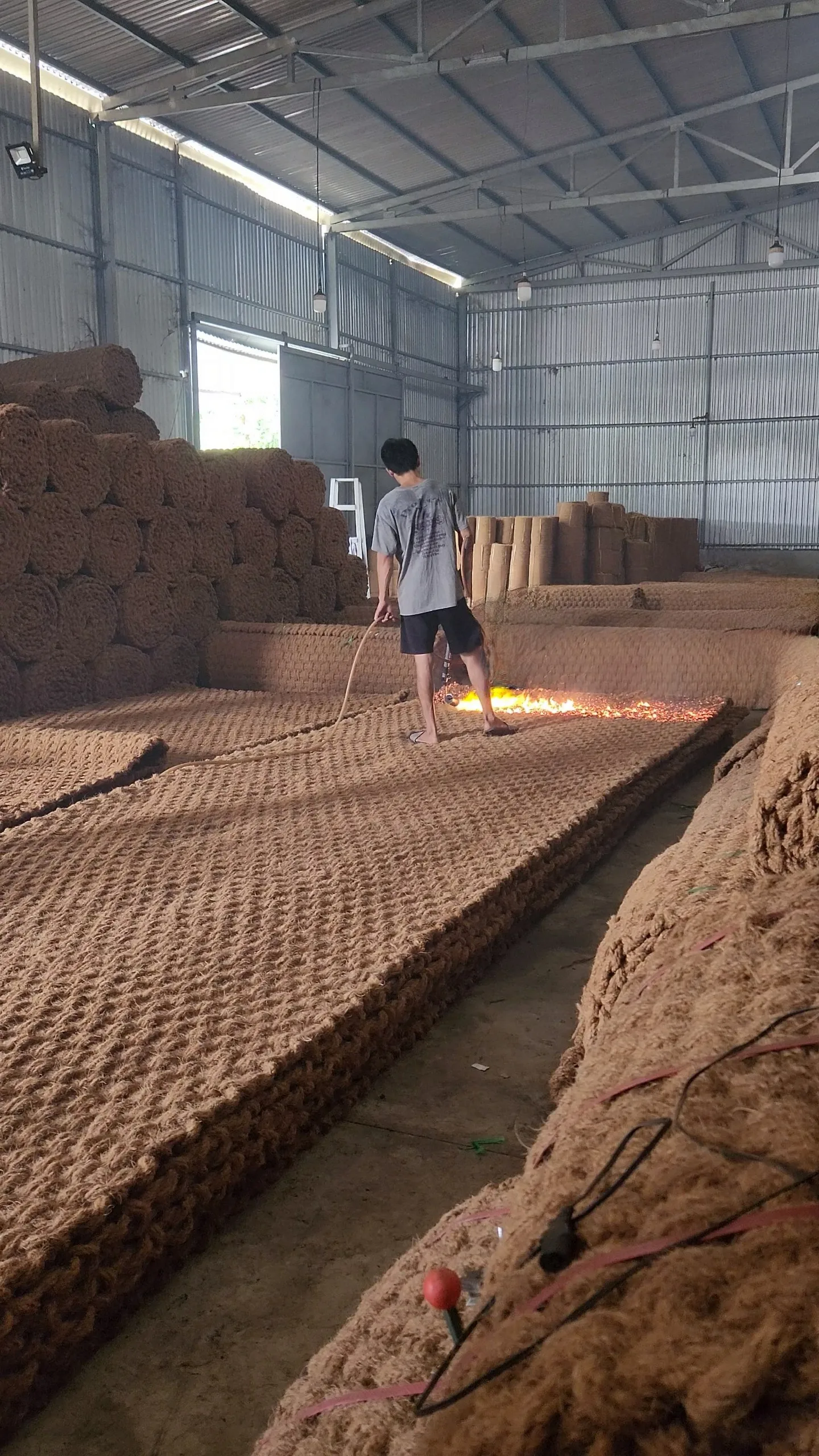 Coir Mat Made in Vietnam -  Enviroment-friendly Product - Use for Paving Dirt Roads in Suburbs and Parks, Hometown