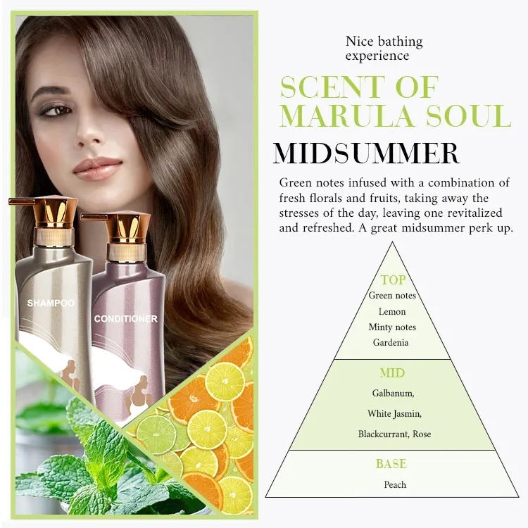 Wholesale Bulk Organic Shampoo and Conditioner Private Label Raw Material Protein Shampoo For Natural Hair