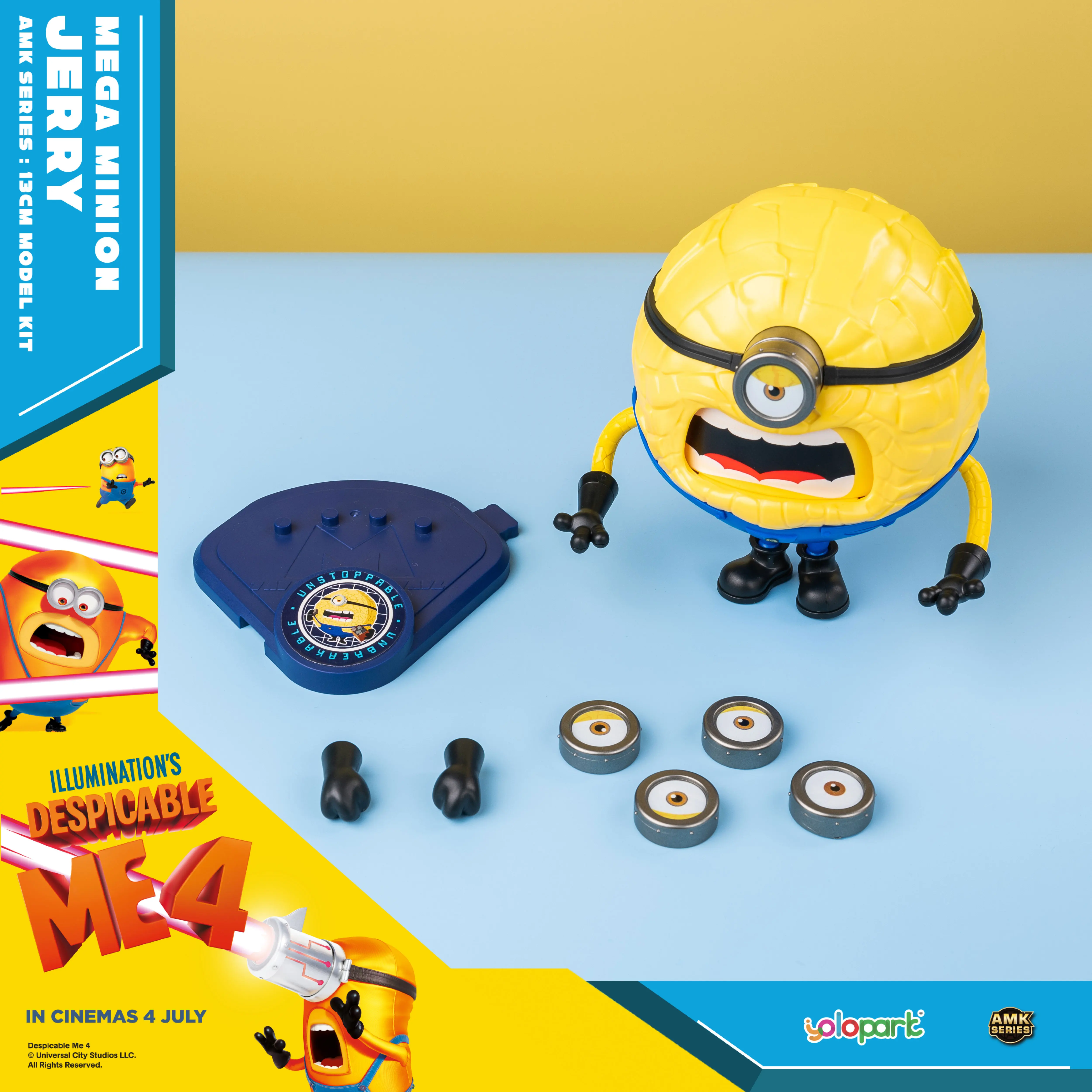 Despicable Me 4 - 12cm Jerry Model Kit