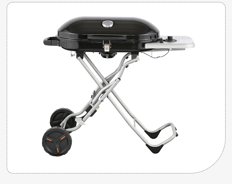 Trolley Camping Bbq Grills Table Small Wood Pellet Charcoal Smoker Homemade Portable Folding Barbecue gas Grill Outdoor