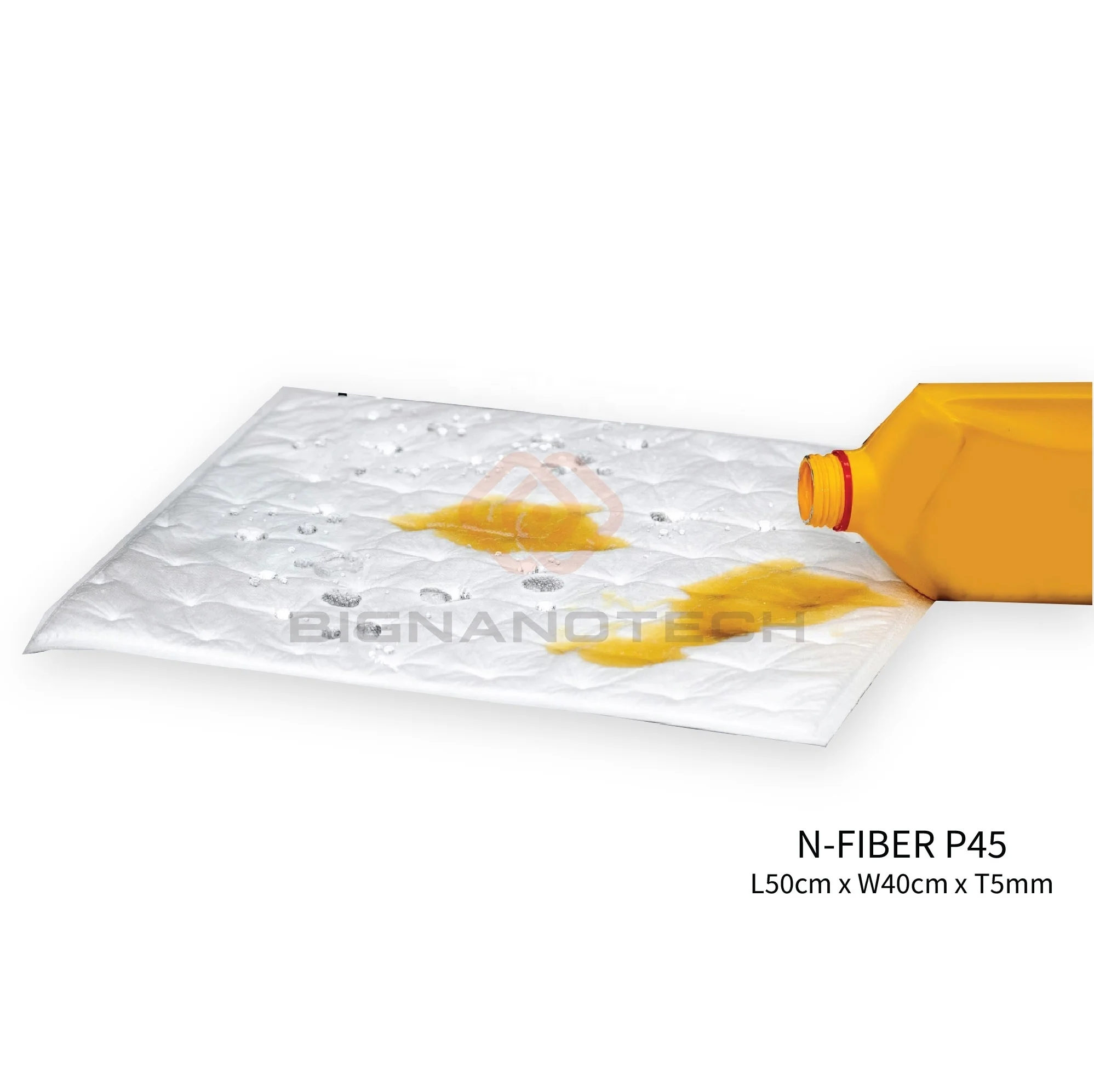 100% Environmental protection Absorbent Pad Oil Pad Absorbent mats for chemical spill Oil Leakage from Viet Nam