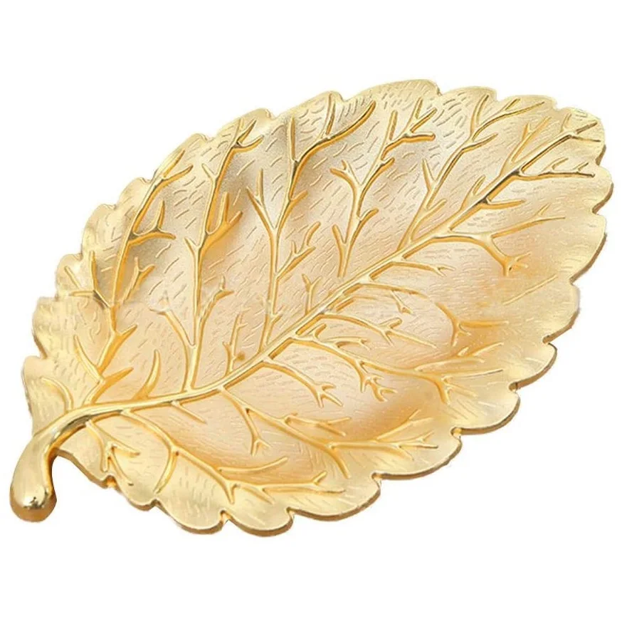 Dual Space Aluminium Metal Serving Tray Indian Stylish Rolling Tray Serving Dish in Unique Design Serving Platters in India