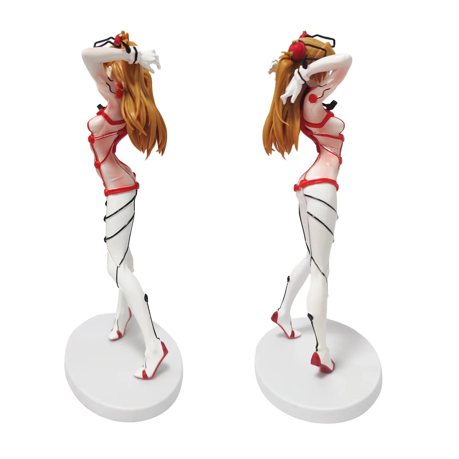 Asuka Langley Soryu Ayanami Mari Makinami Gasha Portraits Evangelion Toys Action Figures Anime Figure Eva PVC Color Box Unisex