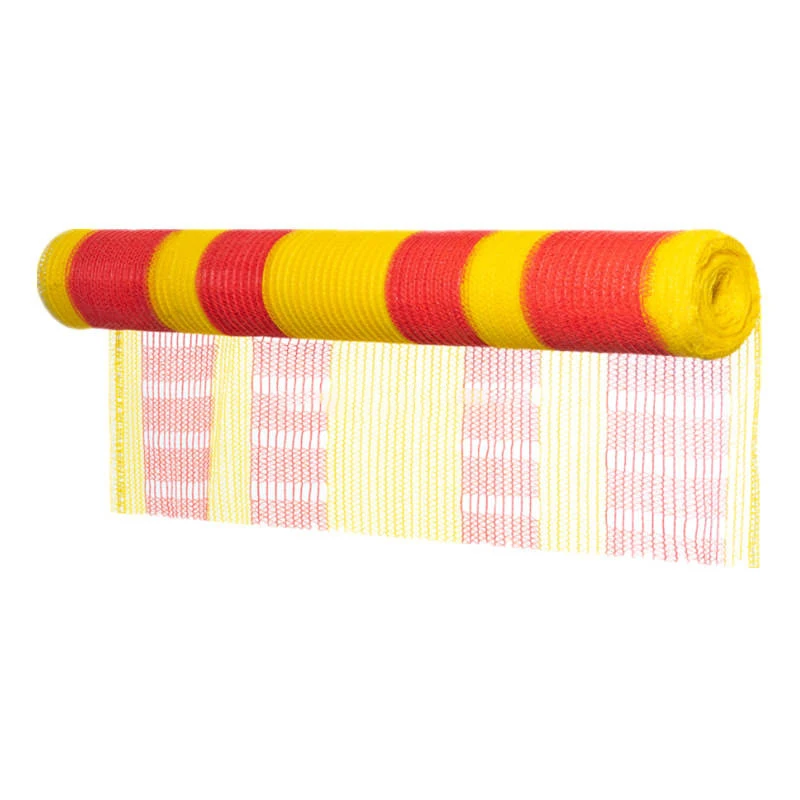 New Material Temporary Traffic Road Safety Fence Knitted Woven Construction Alert Net Mesh Warning Safety Barrier Netting