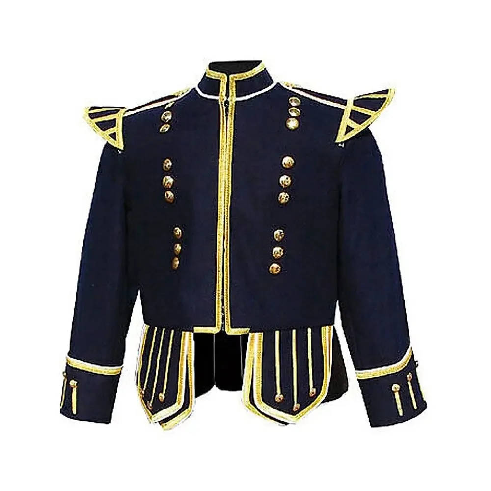 Luxurious Black and Gold Doublet With Tailored Fit and Rich Detailing for Renaissance Fairs and Events