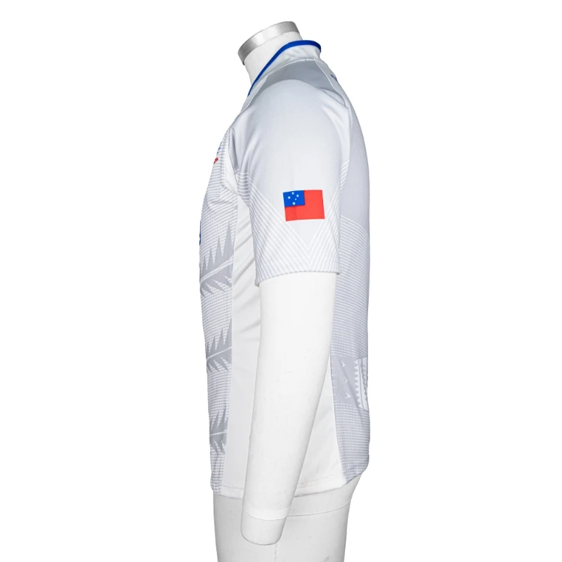 Customizable badges rugby jersey white quick-drying breathable rugby jersey white training and game uniforms