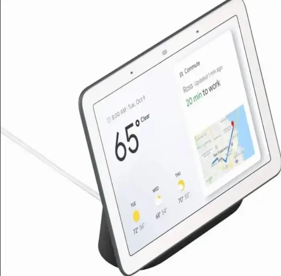 Google Nest Hub древесный уголь (GA00515-CA)