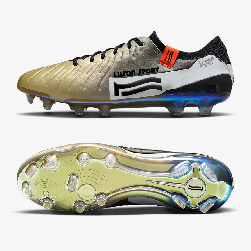 LUSON Outdoor Training High Quality Soccer Shoes Customize Men Sg Football Boots Custom Soccer Shoes