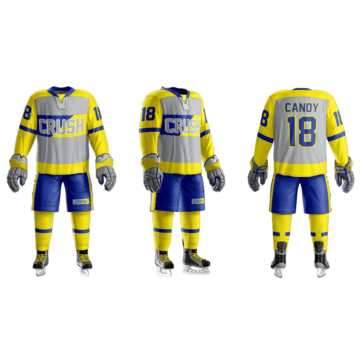 Blank Custom Team Name High Quality New Sublimation Own Design Ice Hockey / Uniforms For Men Best Price
