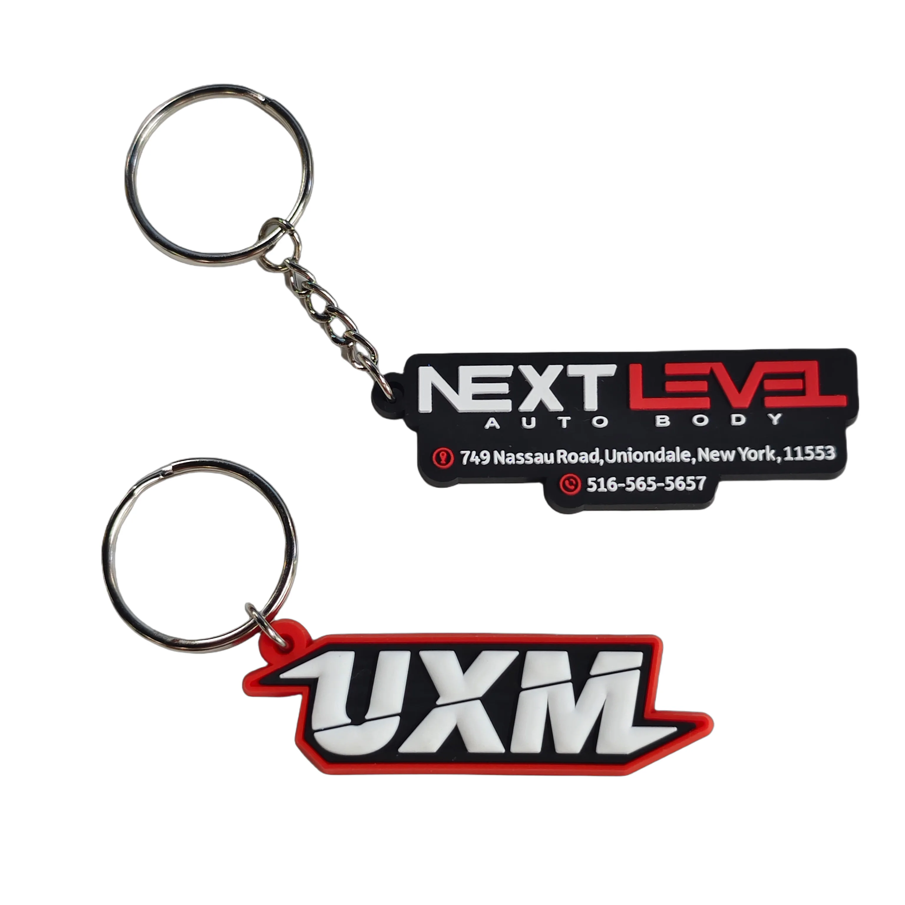 Boce OEM Custom Logo 2024 Unique Design Custom Pvc Key Chain Rubber Rubber Key Chains