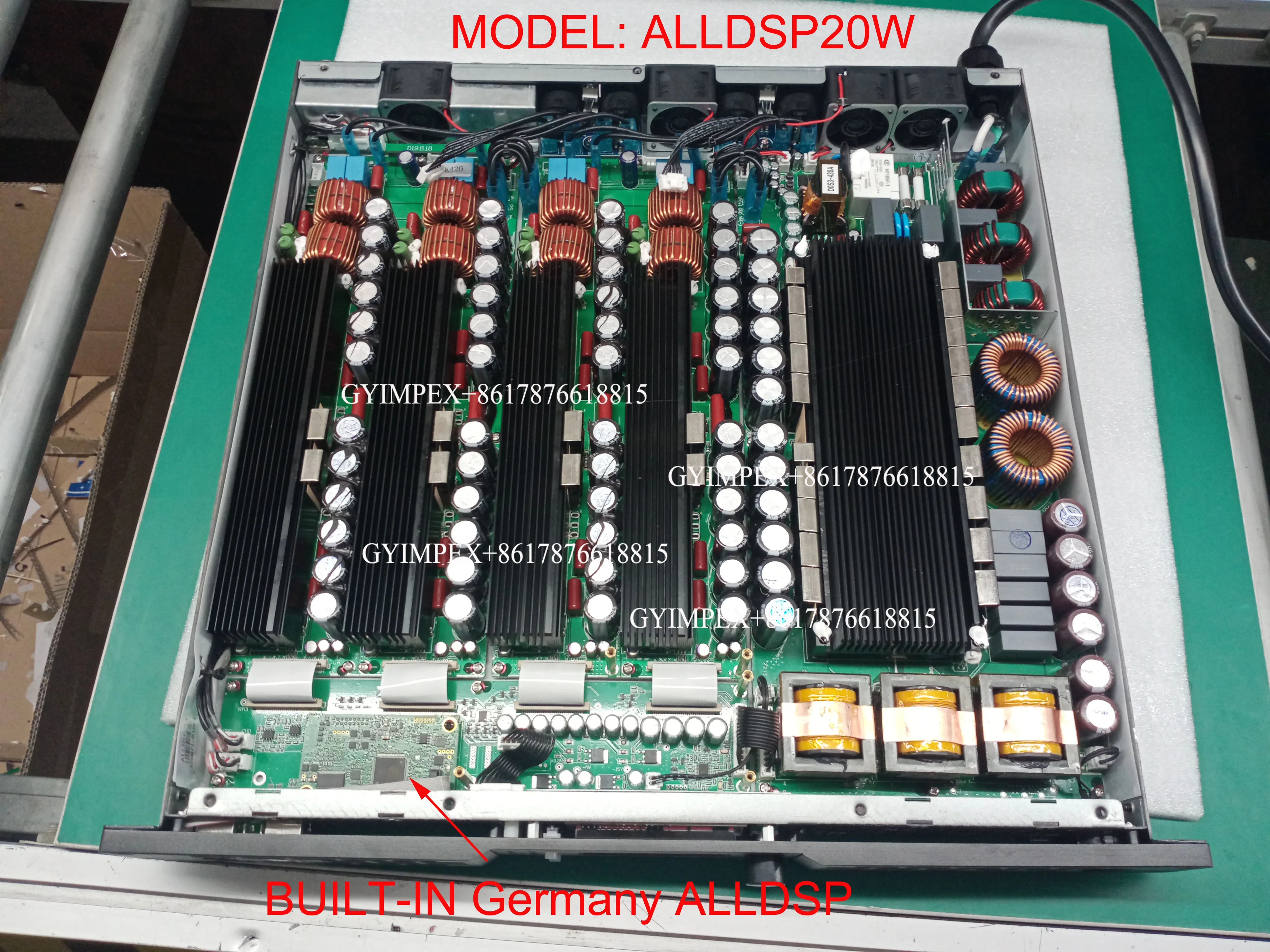 DSP computer control Class D 1u Digital Power Amp Professional Power Amplifier Sound Standard Techno For Dual 18 Inch Subwoofer