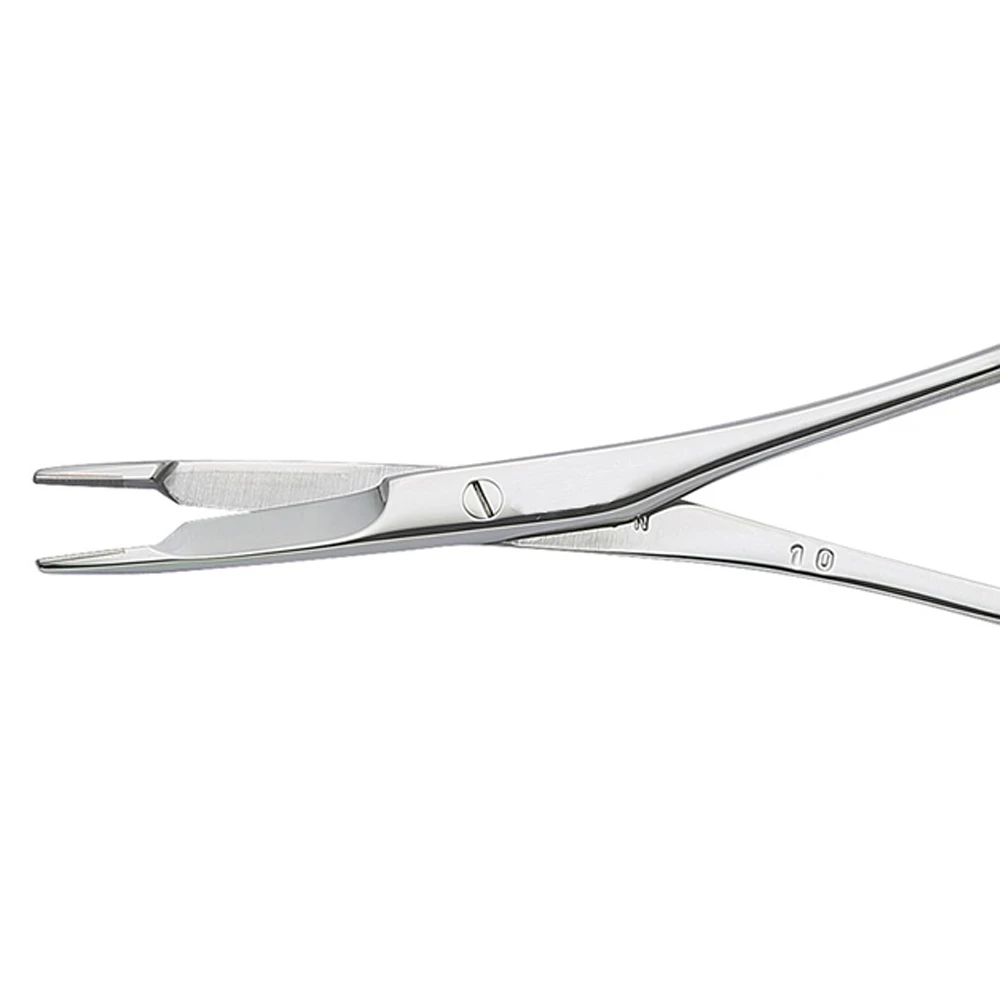 Olsen Hegar Manual Needle Holder with Reusable Stainless Steel Surgical Scissors Cutting Driver Made from Wood