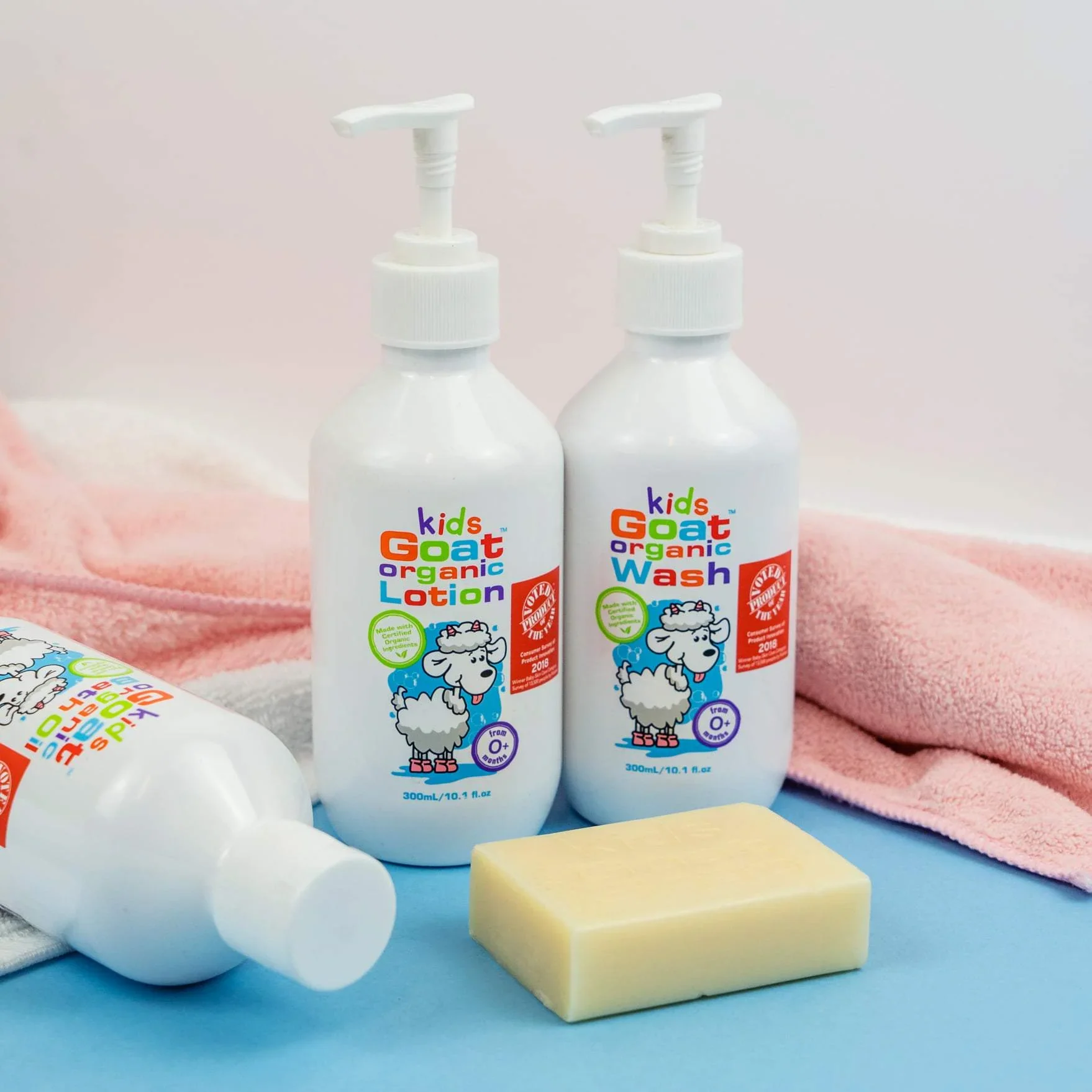 Best Selling Goat Soap Australia Organic Kids Goat Milk Moisturizing Body Lotion 300ml Body & Hand Lotion