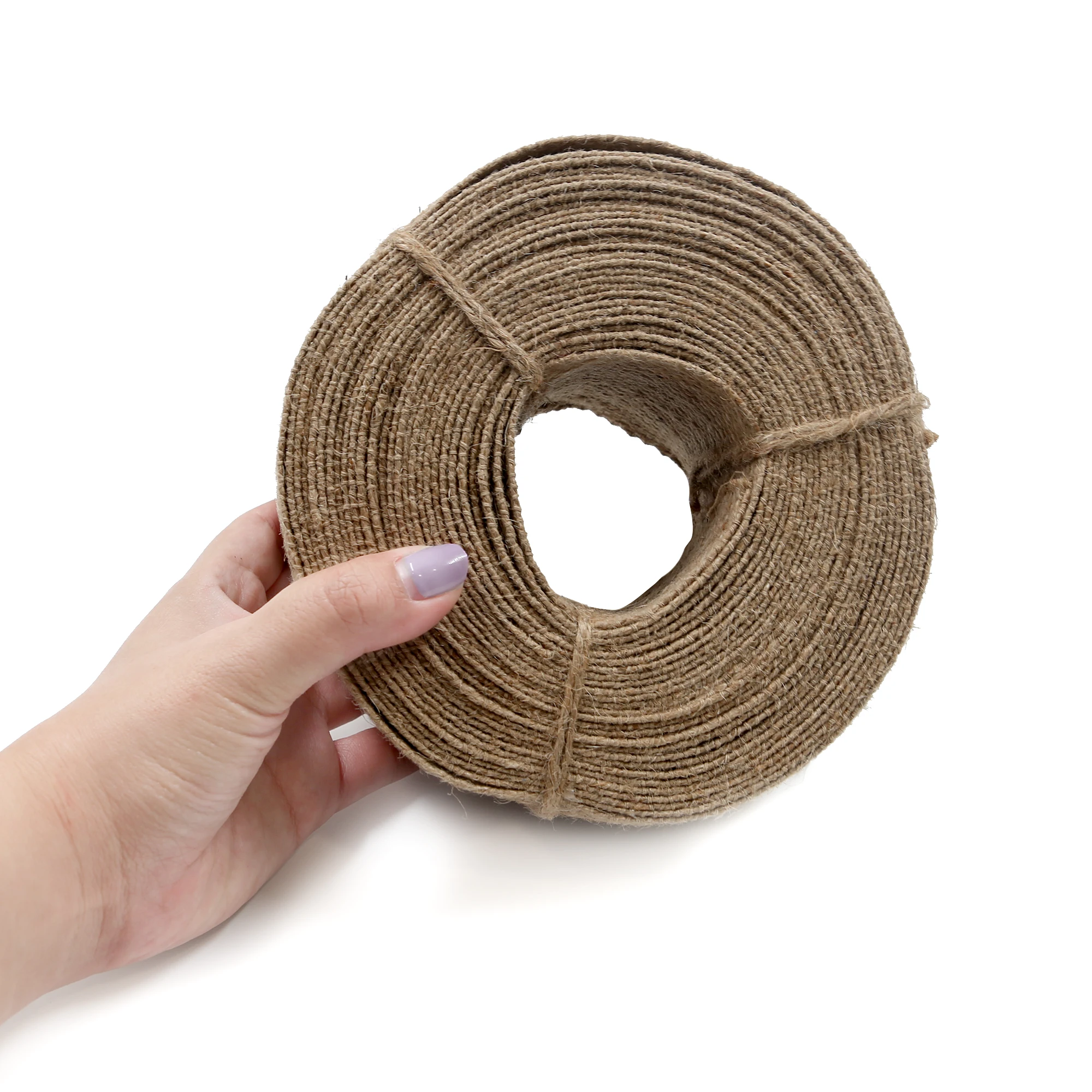 Burlap Wide Fabric Craft Ribbon 10 Yard Per Roll, Natural Brown Ribbon for Bow Crafting, Wreath-Making, Tree Decoration Vietnam