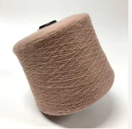 Модная пряжа из овечьей шерсти и кроличья шерсть, как сердцевина, пряжа 2/48 нм