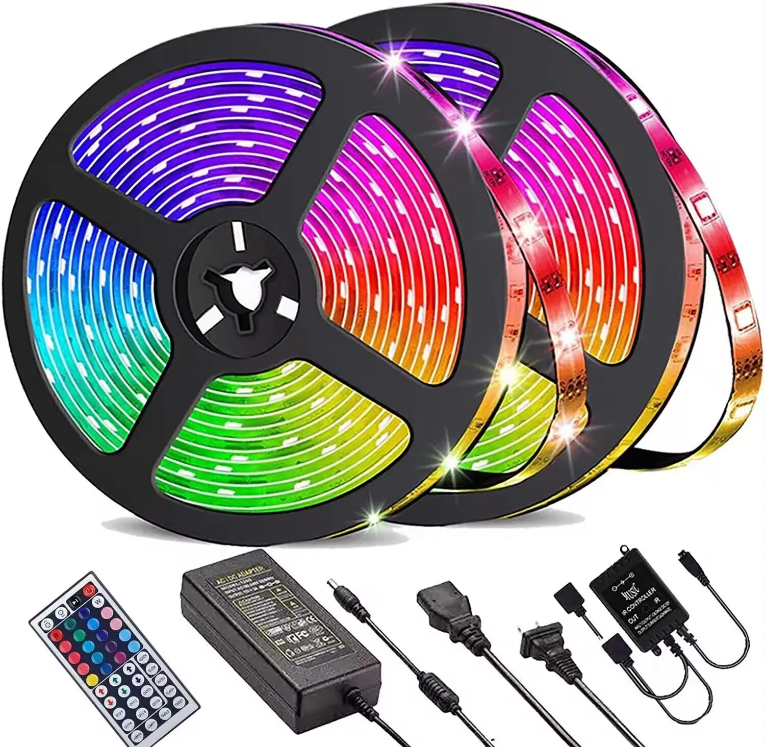 5v 12v 24v  5050 Outdoor Waterproof Led Cob Rgb Dmx Ceiling Flexible Tape Smart Neon Rope Pixel Strip Lights