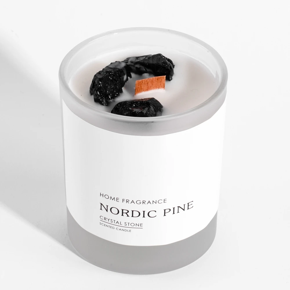 Hot Selling Eco-Friendly Home Decor Soy Wax Wholesales Crystal Glass Candles Jar With OEM and ODM service