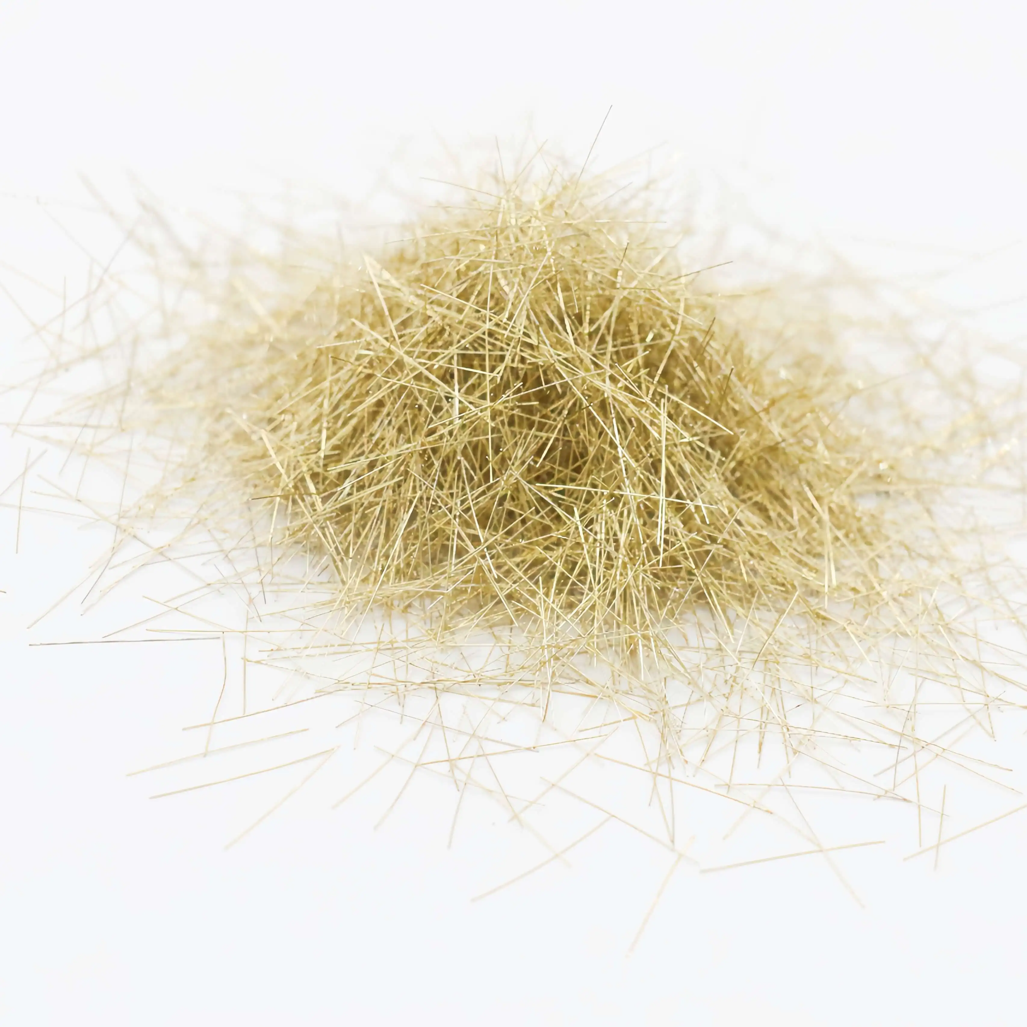 Micro Single Fold Steel Fiber Copper Coated For UHPC Building Materials Concrete Mortar New Research