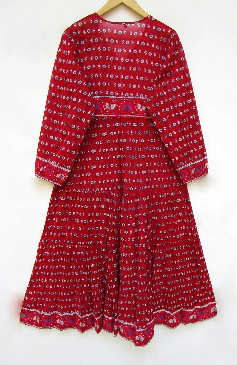 Top Selling Designer Washable Kaftan for Women High on Demand Maxi Length Dress Available at Wholesale Price Indian Exporter
