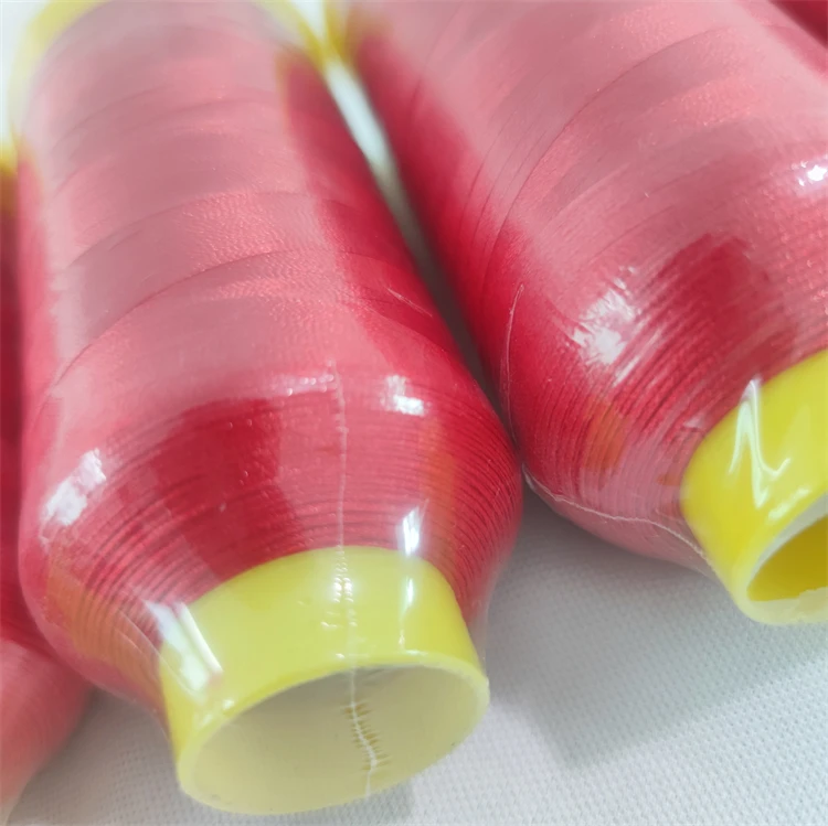 Changxu China75D 120 D Red Series 100% Polyester High Quality Embroidery Thread For embroidery Machine