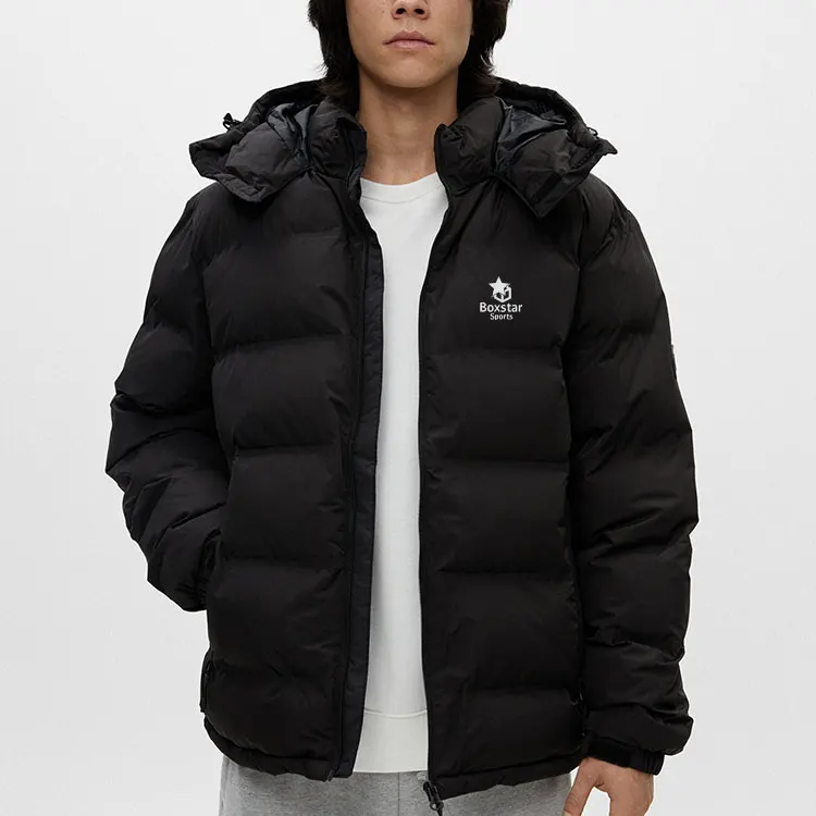 Winter Latest Design Outdoor Hooded Jacket For Men Padded Puffer Jacket