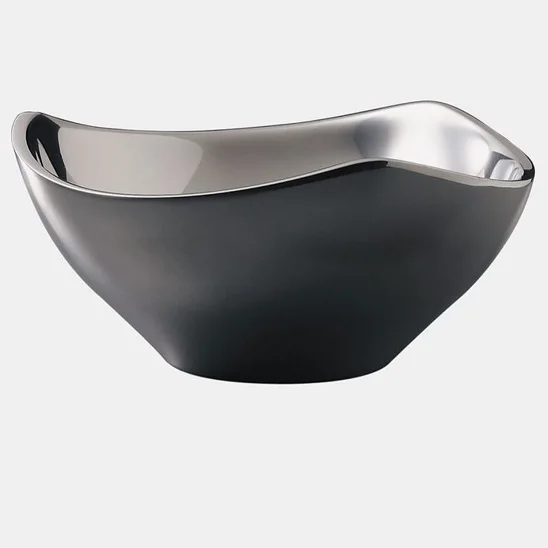 Trending Decorative Dinnerware Glossy Powder Coated Candy Bowls Metal Serving Bowl Serving Delicious Food Dessert Serving Bowl