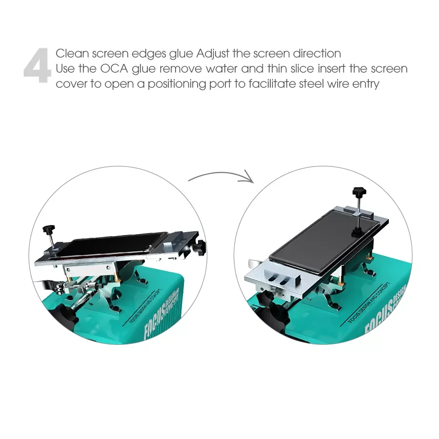 2022 Reballing Iseparator RF4 Vacuum Separator Machine Rotatable Touch Screen LCD OCA Separate Repair Machine